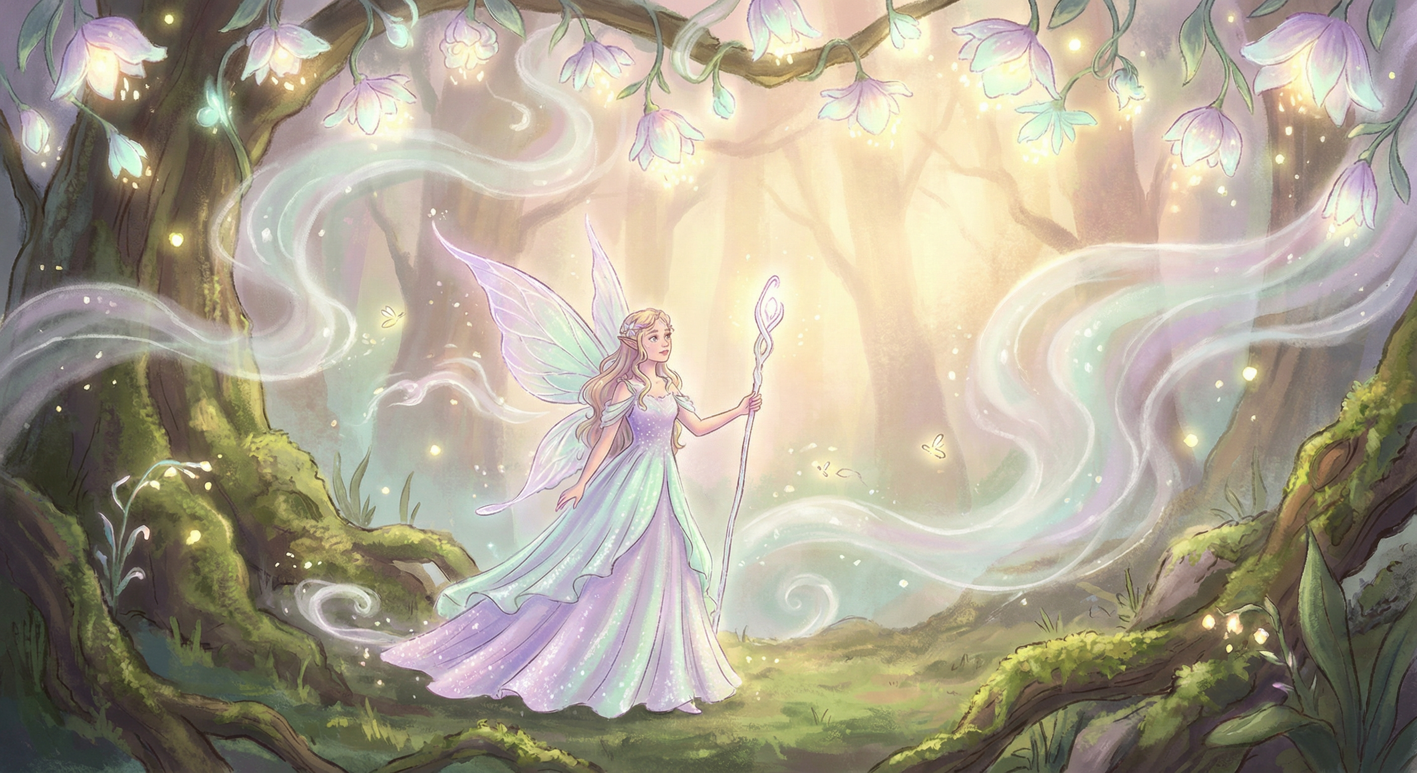 Hada en la naturaleza